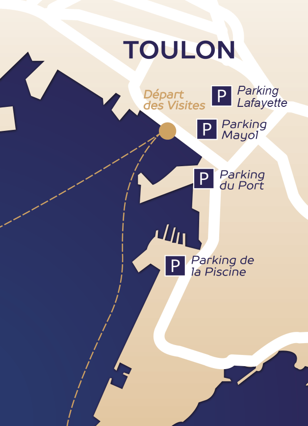 Plan d’accès et parkings autour du quai de la Sinse